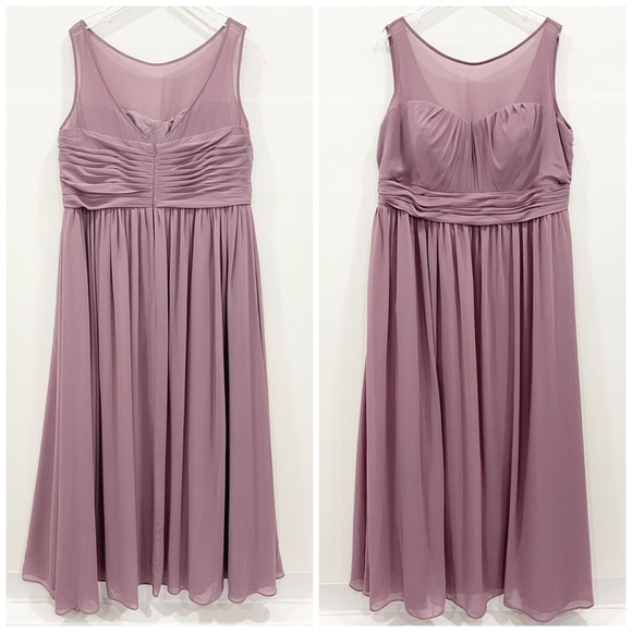 Bill Levkoff Sleeveless Maxi Dress Gown Bridesmaid - Picture 1 of 9